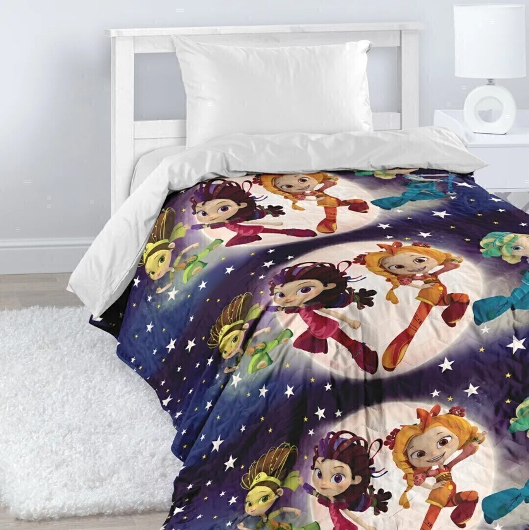 Покрывало стеганое детское Непоседа, 707888 Сказочная ночь Сказочный патруль