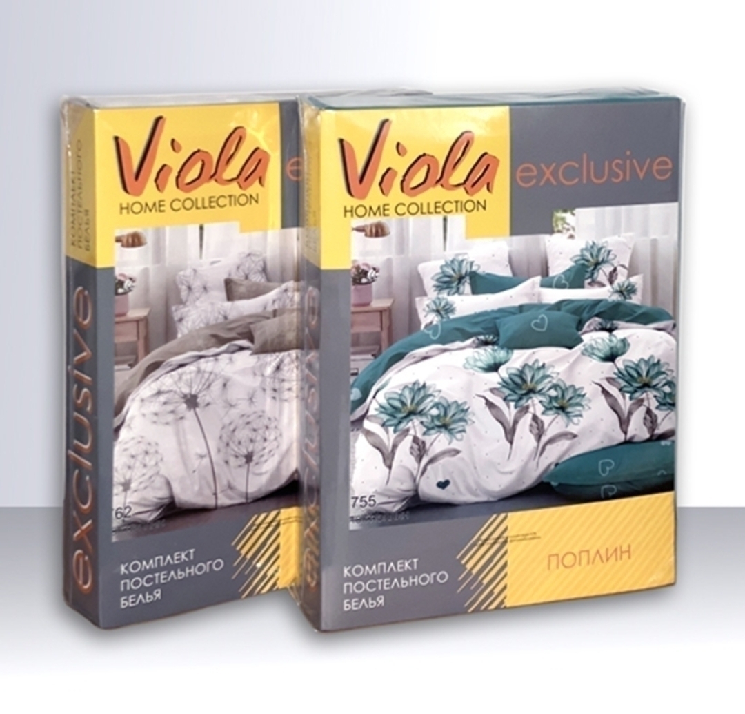 КПБ  поплин Exclusive Viola <ПВ17-1329>