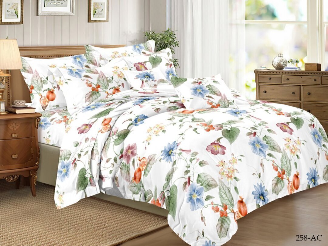 КПБ евро полисатин Art Color AC (нав. 50*70-2шт) Клео <AC-258>