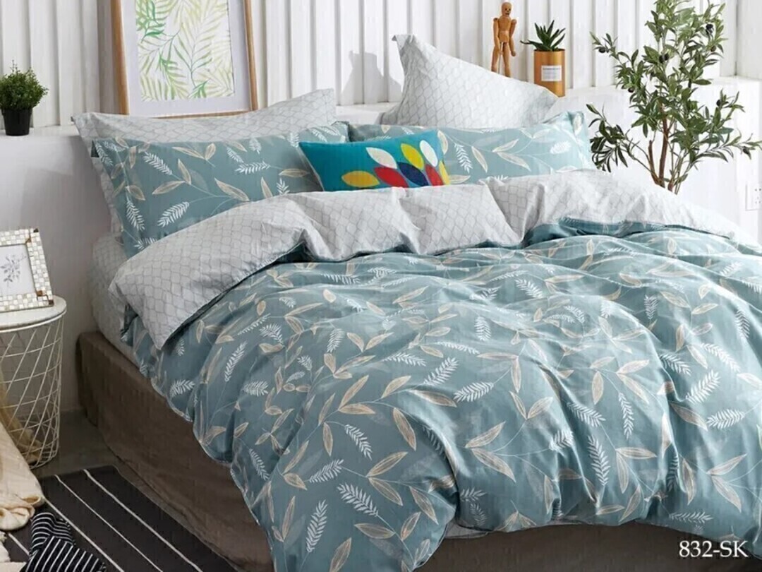 КПБ 1,5сп сатин в коробке (нав 50*70) Satin de Luxe SK Клео <832-SK>