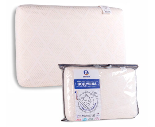 Подушка ортопедическая Memory foam Реноме <14/303,  Классика С,  40*60*12>