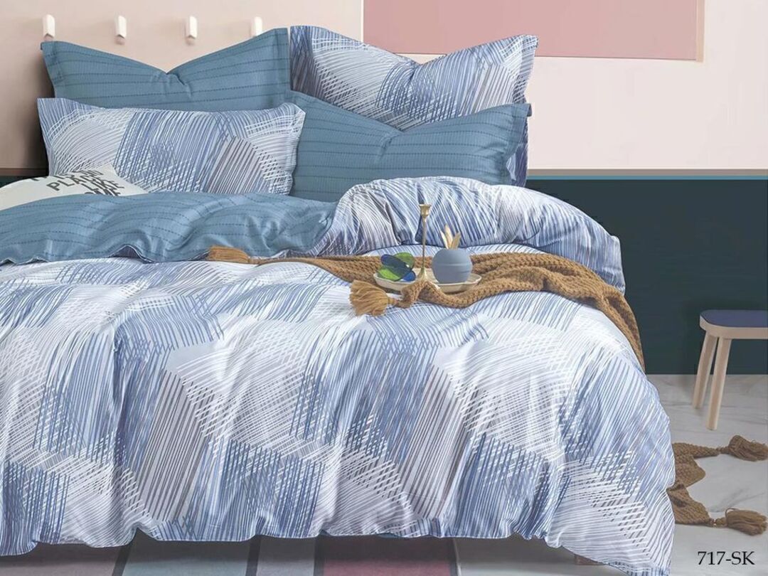 КПБ 1,5сп сатин в коробке (нав 70*70) Satin de Luxe SK Клео <717-SK>