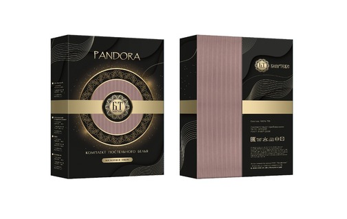 КПБ  микрофибра-страйп  с европростыней Pandora <№13-3406 Сирень>