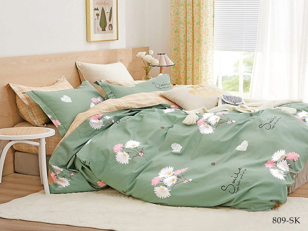 КПБ евро сатин в коробке Satin de Luxe SK Клео <809-SK>