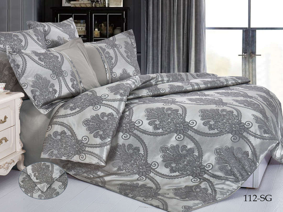 КПБ семейный сатин-жаккард Satin Jacquard SG Клео <SG-112>