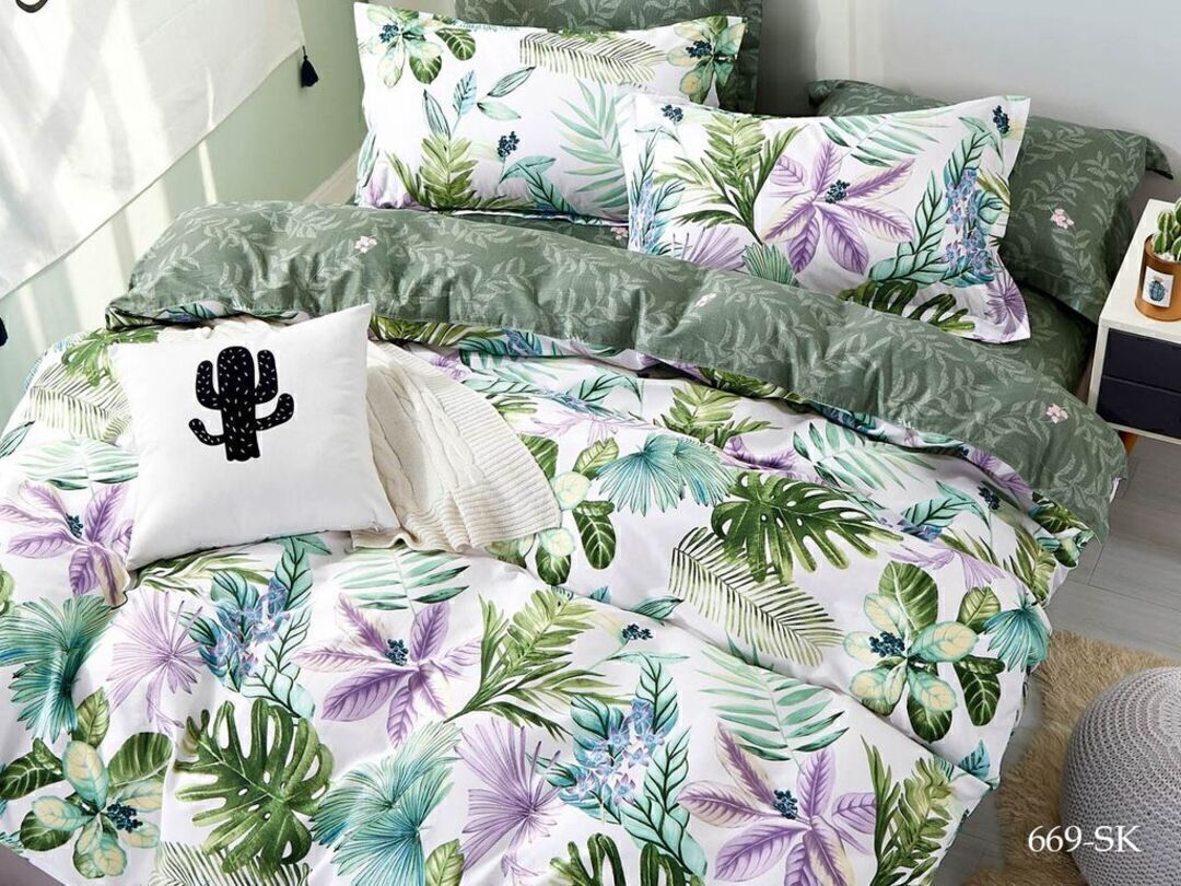 КПБ 1,5сп сатин в коробке (нав 70*70) Satin de Luxe SK Клео <669-SK>