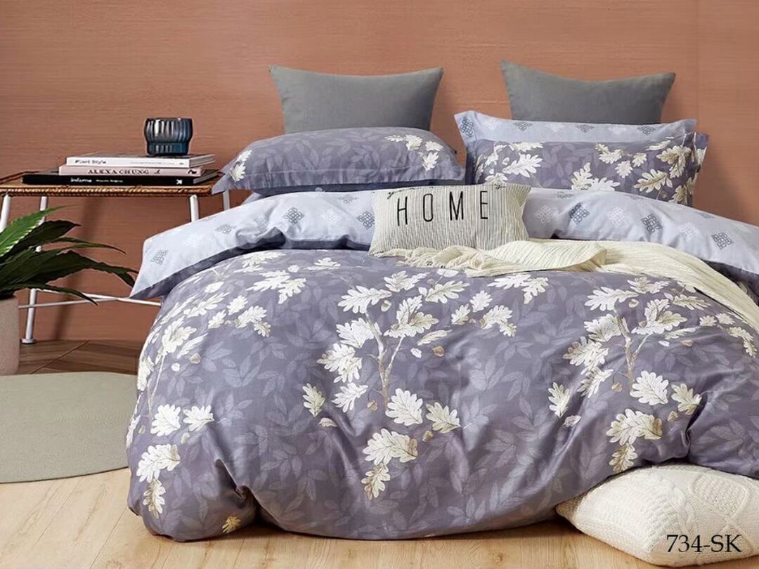 КПБ 1,5сп сатин в коробке (нав 70*70) Satin de Luxe SK Клео <734-SK Скидка>