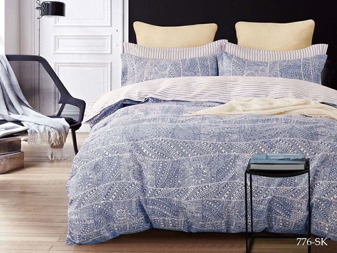 КПБ 1,5сп сатин в коробке (нав 70*70) Satin de Luxe SK Клео <776-SK Скидка>