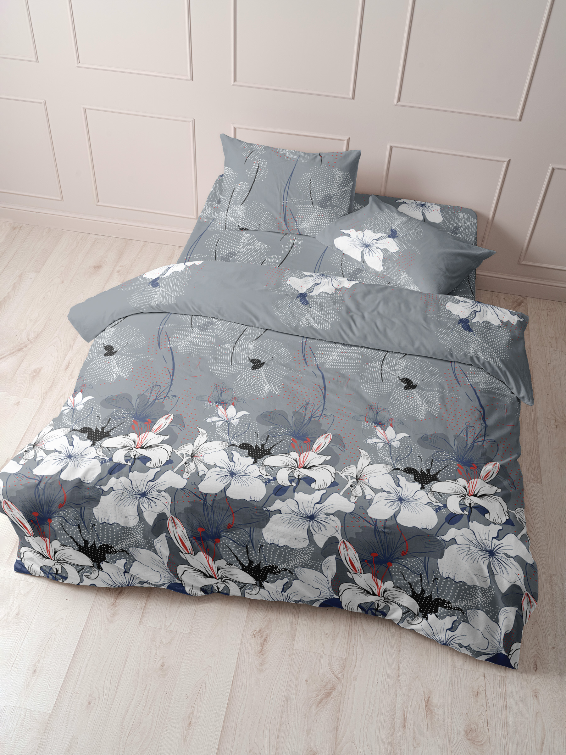 Пододеяльник евро (210*226) бязь Шуя Реноме <217181> (арт.61/121)