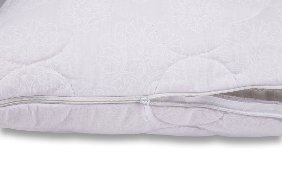 Подушка стеганая бамбук+х/ф , спецзаказ, в хлопковой ткани со съемным чехлом Реноме <отшиваем под заказ все размеры>(Текстиль для отелей)