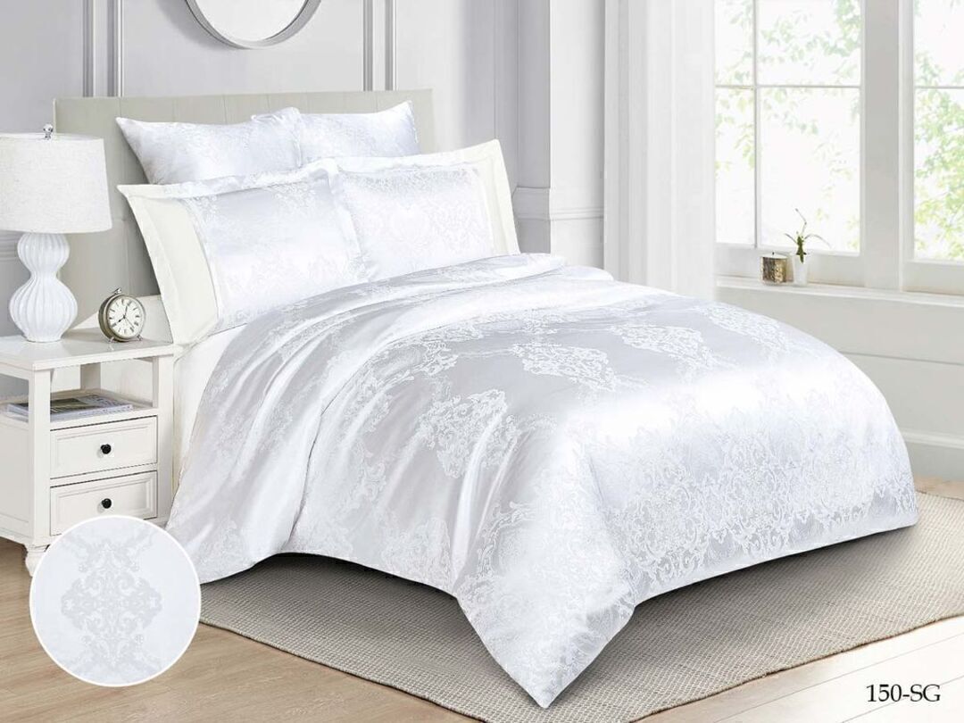 КПБ семейный сатин-жаккард Satin Jacquard SG Клео <SG-150 Скидка>
