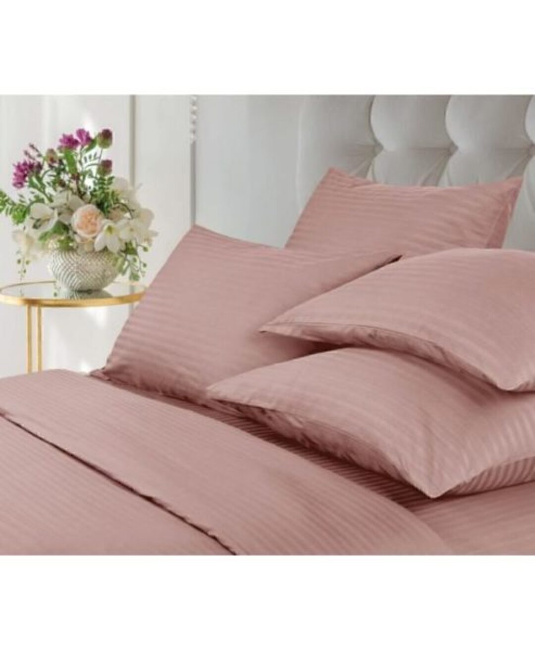КПБ 1,5сп страйп-сатин (нав 50*70) Verossa Stripe <70076 Rouge Скидка>