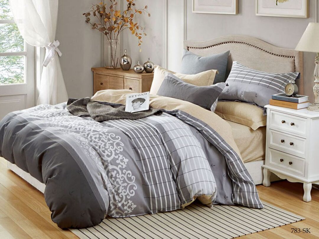 КПБ 1,5сп сатин в коробке (нав 70*70) Satin de Luxe SK Клео <783-SK>