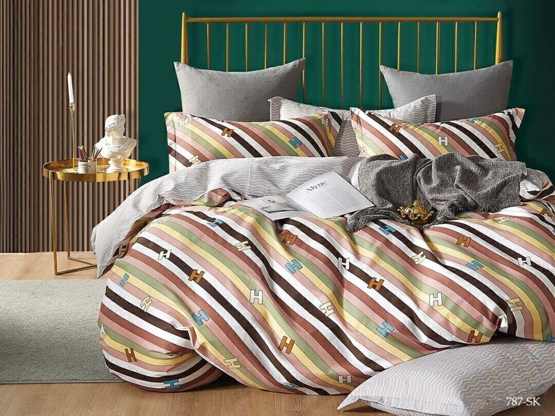 КПБ 1,5сп сатин в коробке (нав 70*70) Satin de Luxe SK Клео <787-SK>