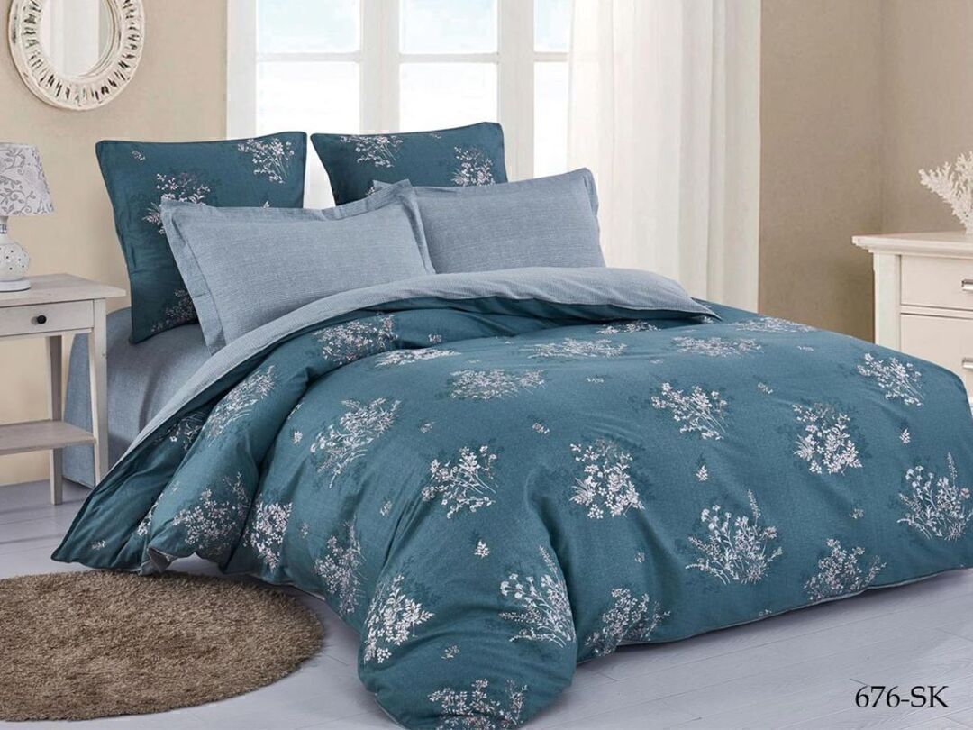 КПБ 1,5сп сатин в коробке (нав 70*70) Satin de Luxe SK Клео <676-SK>