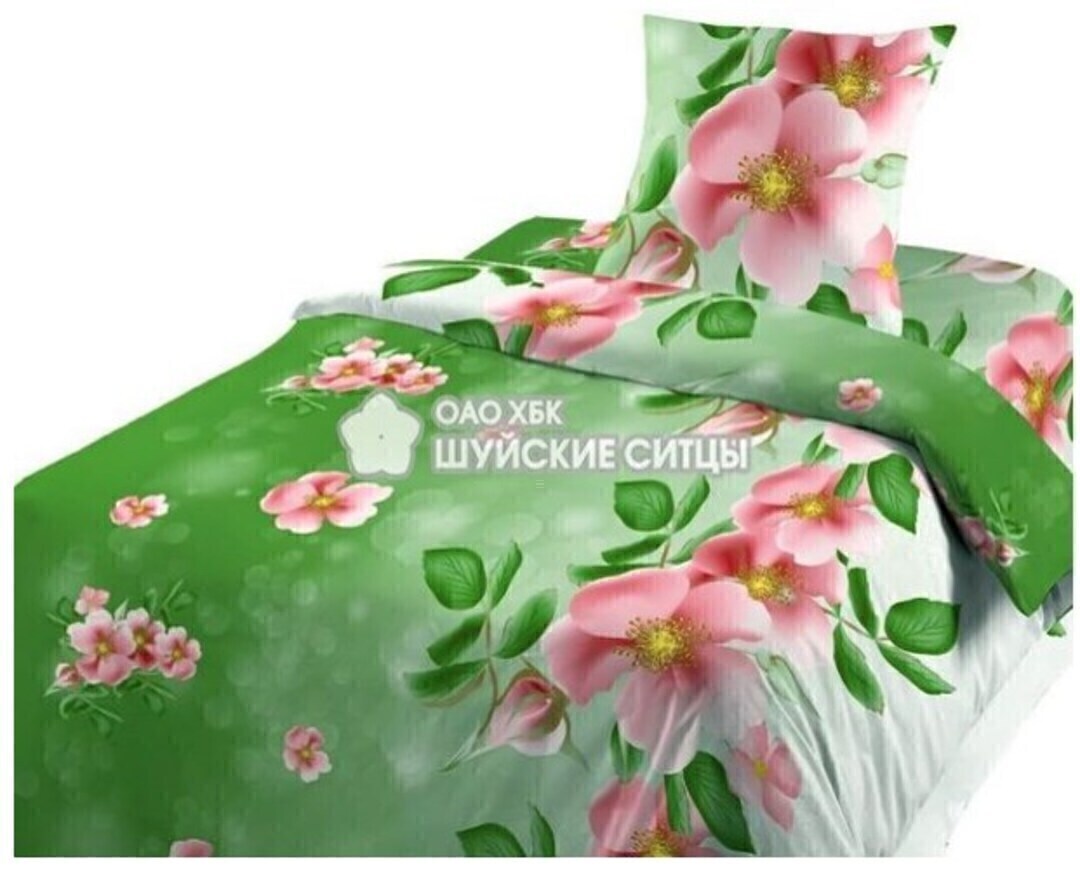 КПБ 1,5сп бязь Шуя Реноме <93371> (арт.61/002н)
