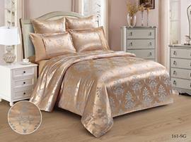 КПБ евро сатин-жаккард Satin Jacquard SG Клео <SG-161 Скидка>