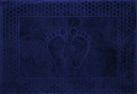 Полотенце махровое Ножки 400гр/м2 Узбекистан ТД, темно-синий