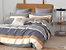 КПБ 1,5сп сатин в коробке (нав 70*70) Satin de Luxe SK Клео <774-SK>