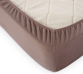 Простыня трикотажная на резинке 140гр борт 20 Текс-Дизайн Скидка<180*200, мокко евро>