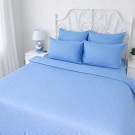 КПБ страйп-сатин однотонный Графитовая коллекция Реноме 