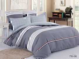 КПБ 1,5сп сатин в коробке (нав 70*70) Satin de Luxe SK Клео <750-SK Скидка>