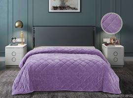 Покрывало стеганое велюровое Luxor, 17-3612, Amethyst QV 