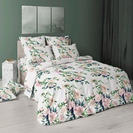 Простыня евро (220*240) бязь Премиум Реноме<7241-2 Шелковая вуаль> (арт.38/005)