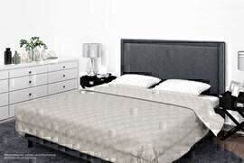 Покрывало ультрастеп однотонное полисатин Бояртекс, 13-0000, светло-серый