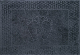 Полотенце махровое Ножки 400гр/м2 Узбекистан ТД, антрацит