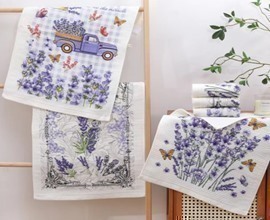 Полотенце вафля/хлопок 2211444 7Я<40*60, маленькое>