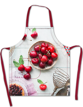 Фартук 80*70 хлопок Бояртекс (Интер) М<Вишневое настроение>