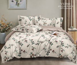 КПБ поплин Оливковая коллекция с простыней на резинке Реноме 