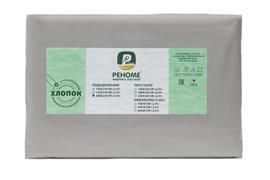 Наволочка поплин однотонный 70*70 упак 2шт Реноме<70*70, серый> (арт.02/104)
