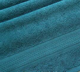 Полотенце махровое Утро 400гр/м2 Узбекистан ТД, морская волна<70*140, морская волна, банное>