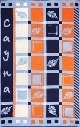 Полотенце махровое 100*160  Юрьев-Польский<2540 Сауна,  100*160, банное большое> (арт.С107-ЮА		)